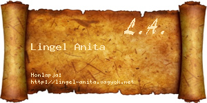 Lingel Anita névjegykártya